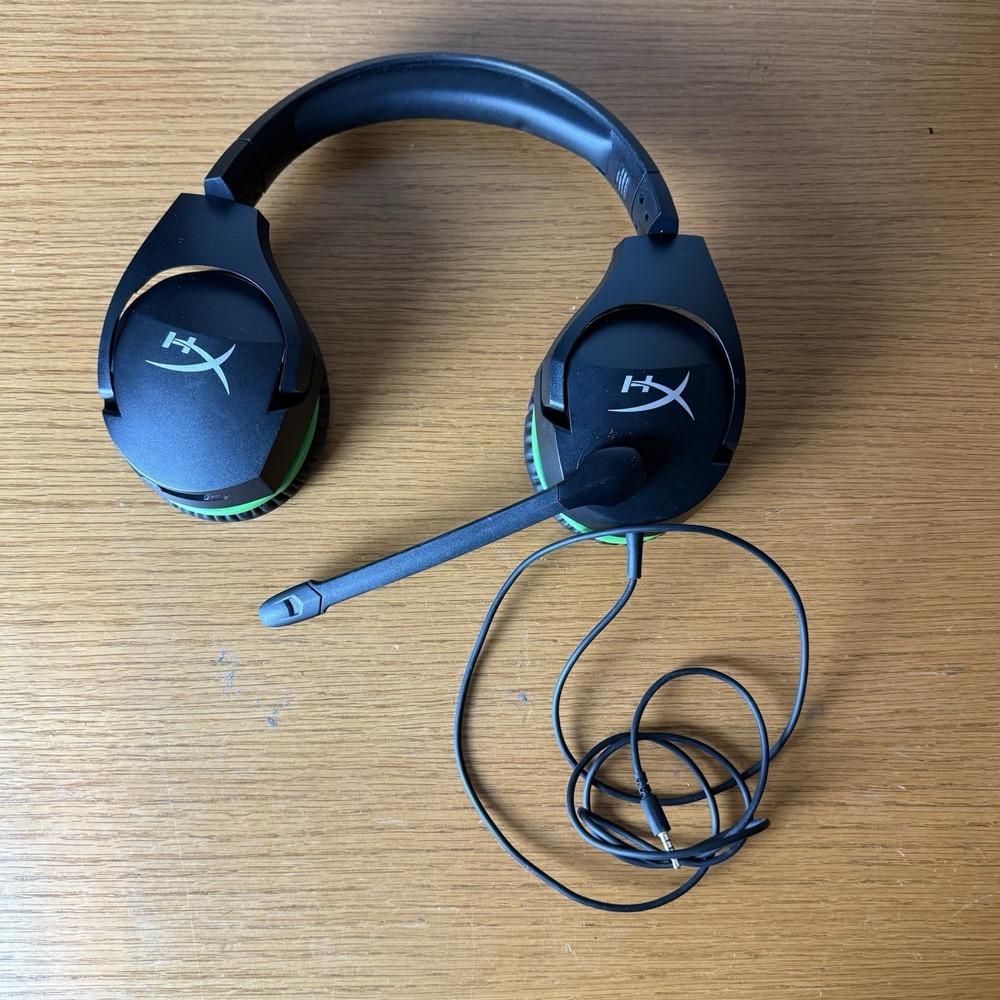 HyperX CloudX Stinger Wired Xbox Gaming Headset CS004 Green TESTED